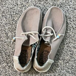 Hey Dude Light Tan Slip-On Shoes